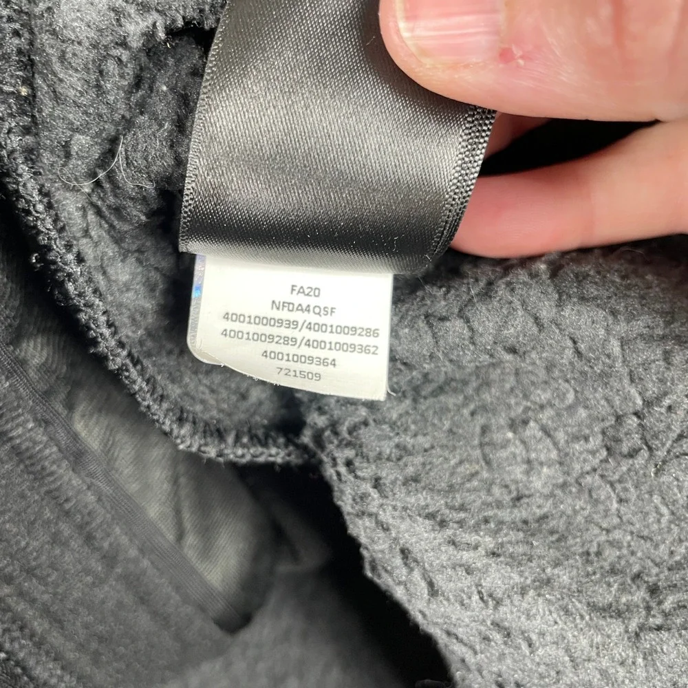 The North Face Jacket Mens M Dark Grey Gordon Lyons Full Zip Fleece Sweater Knit